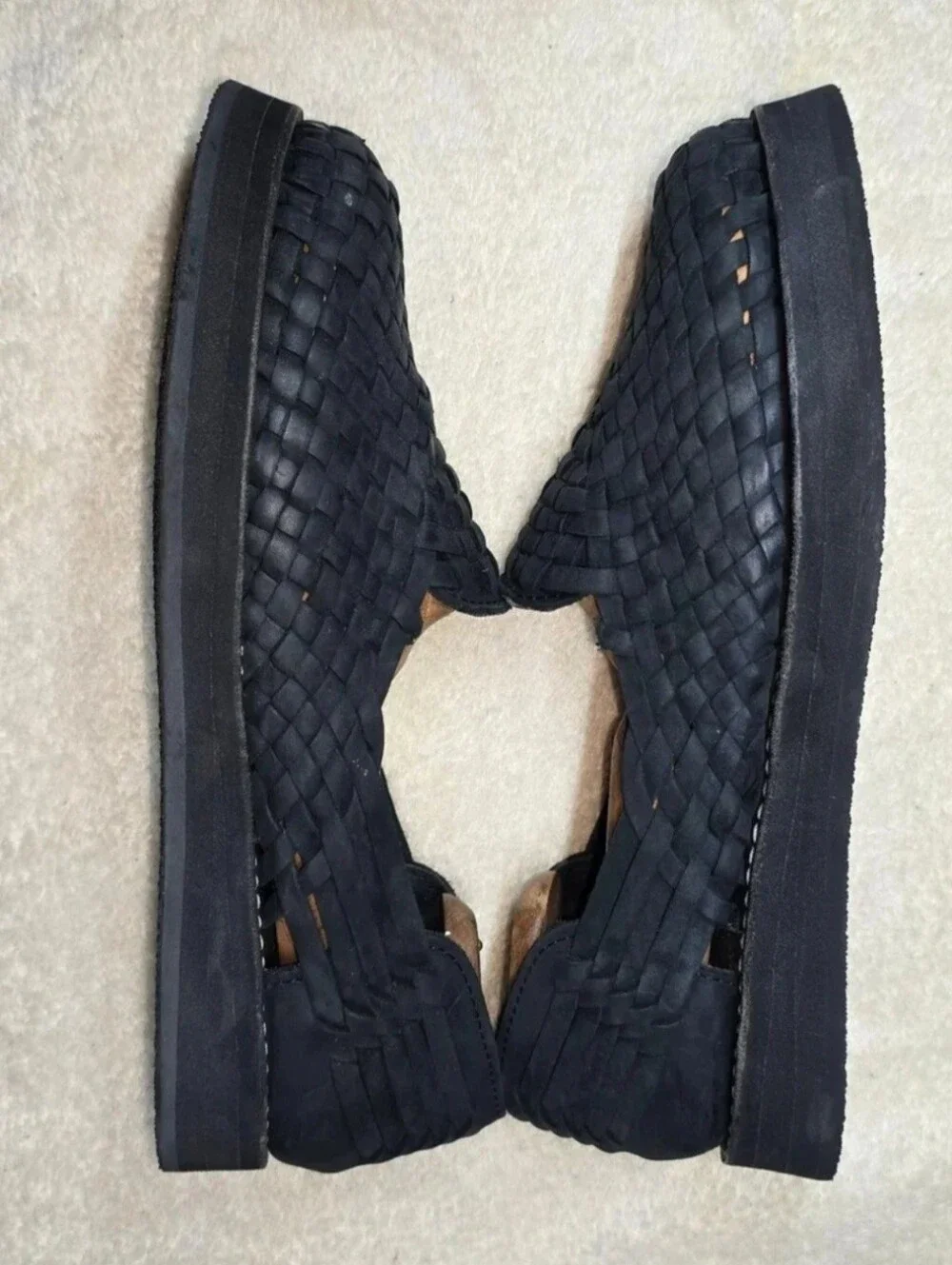 Hand Crafted Explorer Loafer In Matte Black Size 27 New Without Box